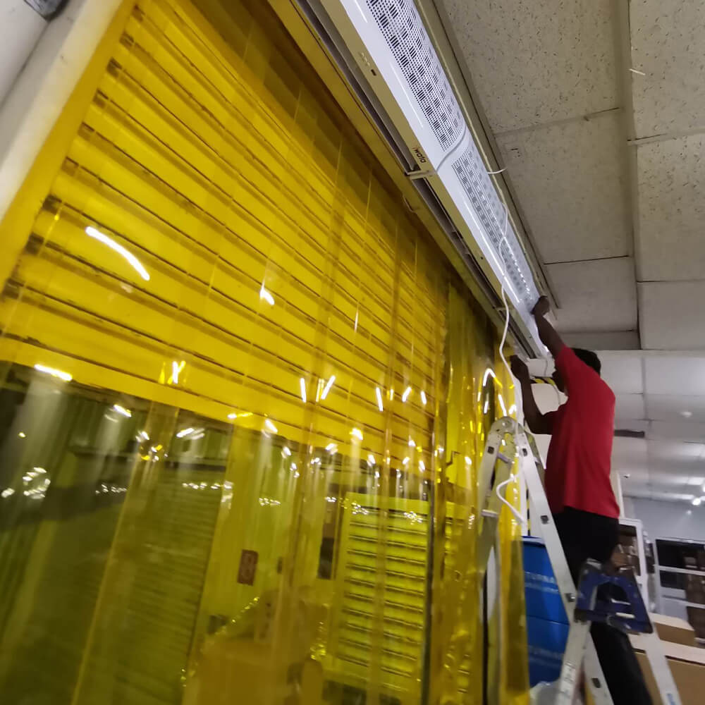 Air Curtain Installation