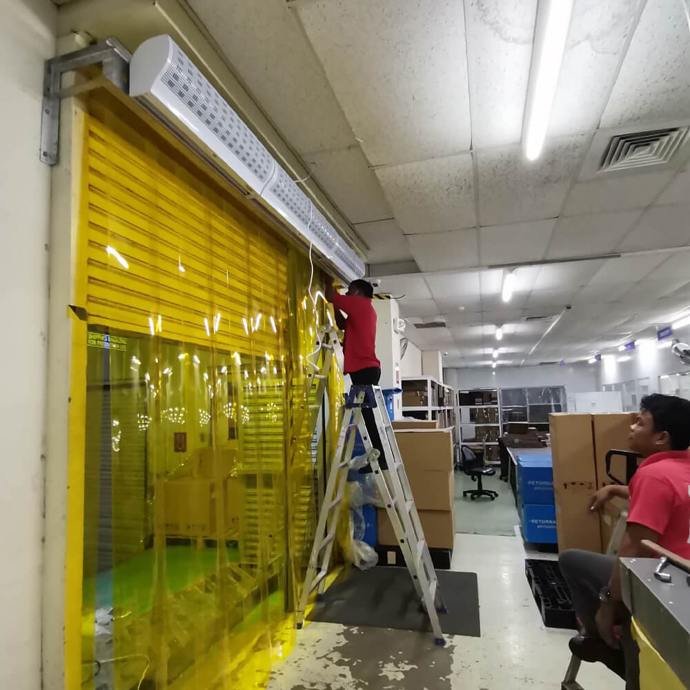 Air Curtain Installation